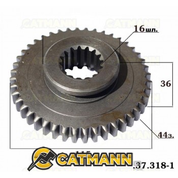Шестерня (44 зуба) 3-х ступенчатая коробка передач Jinma