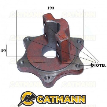 Ступица заднего колеса JINMA 184/244/254 (зажим нижний)