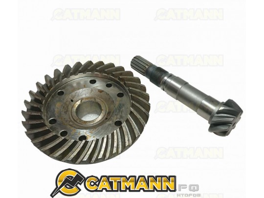 Шестерня коническая ведущая (8 зубьев)/ведомая (30 зубьев) переднего моста Foton 244/254