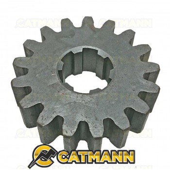 Шестерня редуктора (17 зубьев, 6 шлицов, d=30 мм) Почвофреза 1GQN-120/140/150