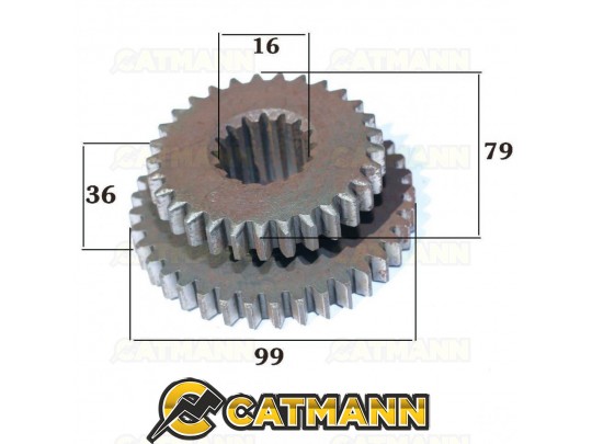 Шестерня (29/37 зубьев) Jinma