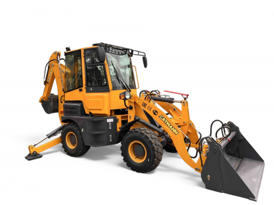Экскаватор-погрузчик CAT-404