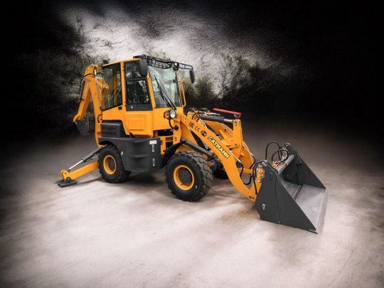 Экскаватор-погрузчик CAT-404