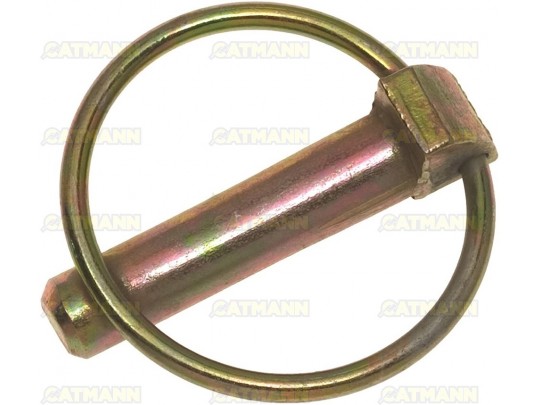 Шплинт (Штифт) с кольцом / Палец стопорный замковый d=9 мм